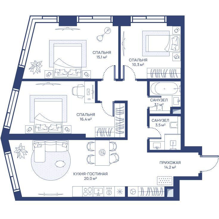 Планировка квартиры