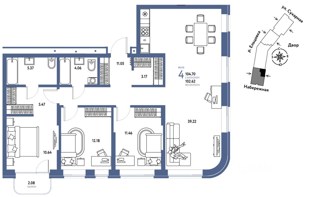 Планировка квартиры