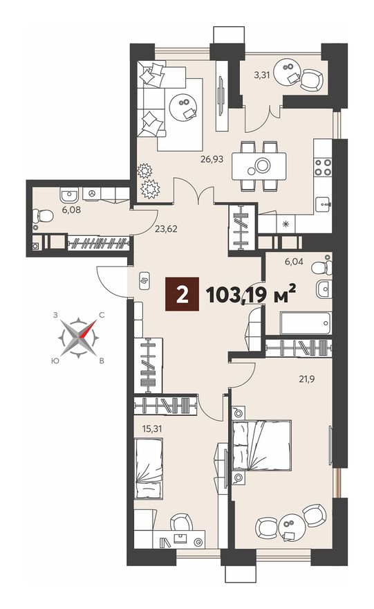 Планировка квартиры