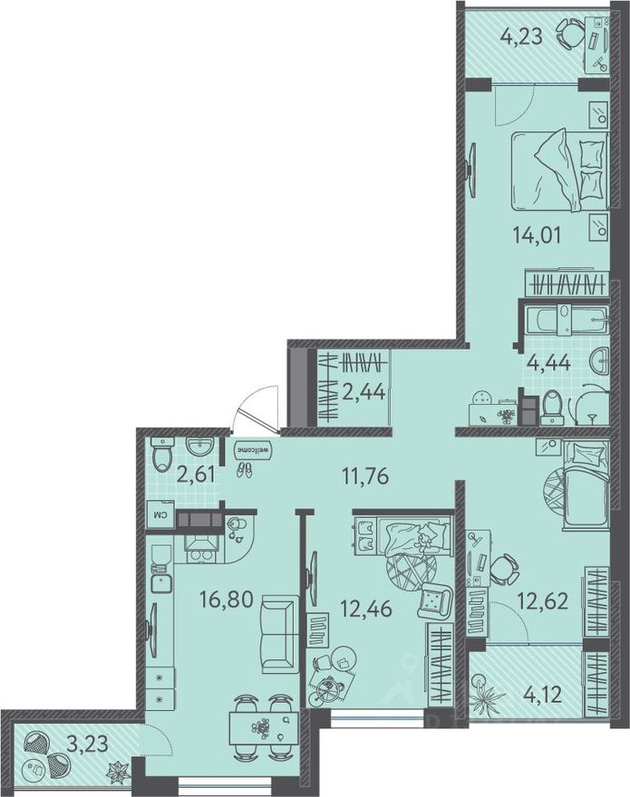 Планировка квартиры