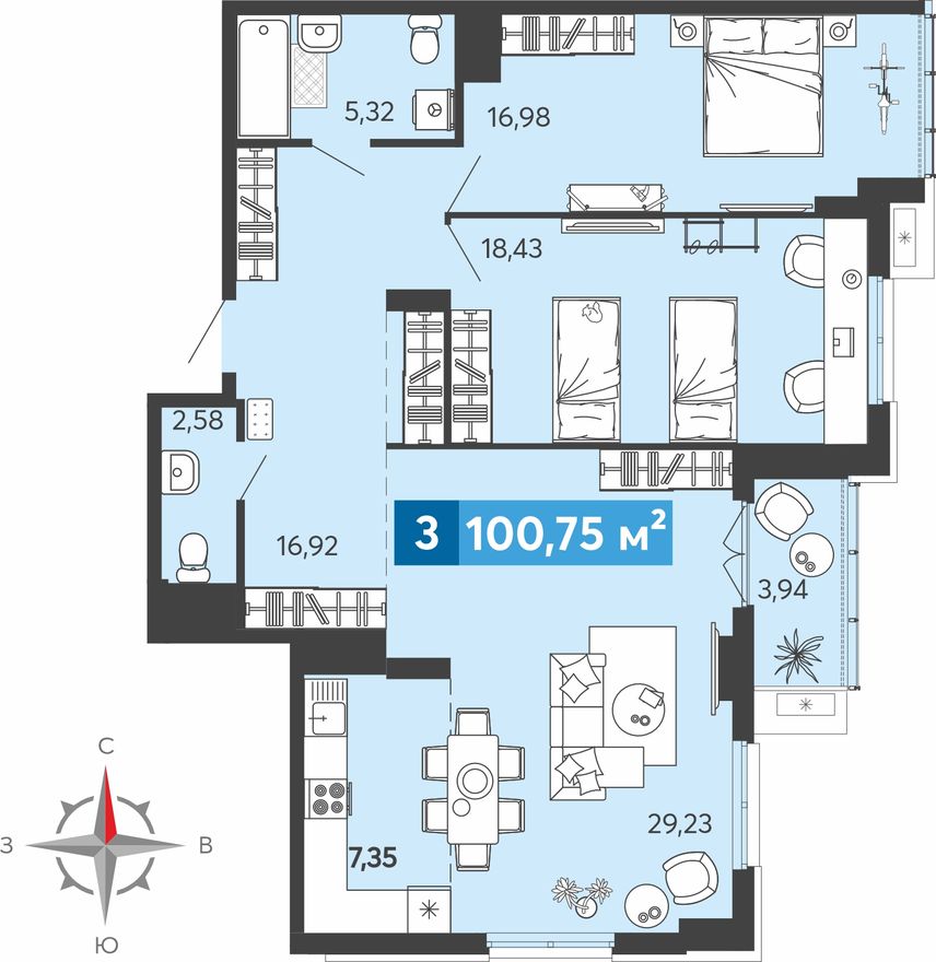 Планировка квартиры