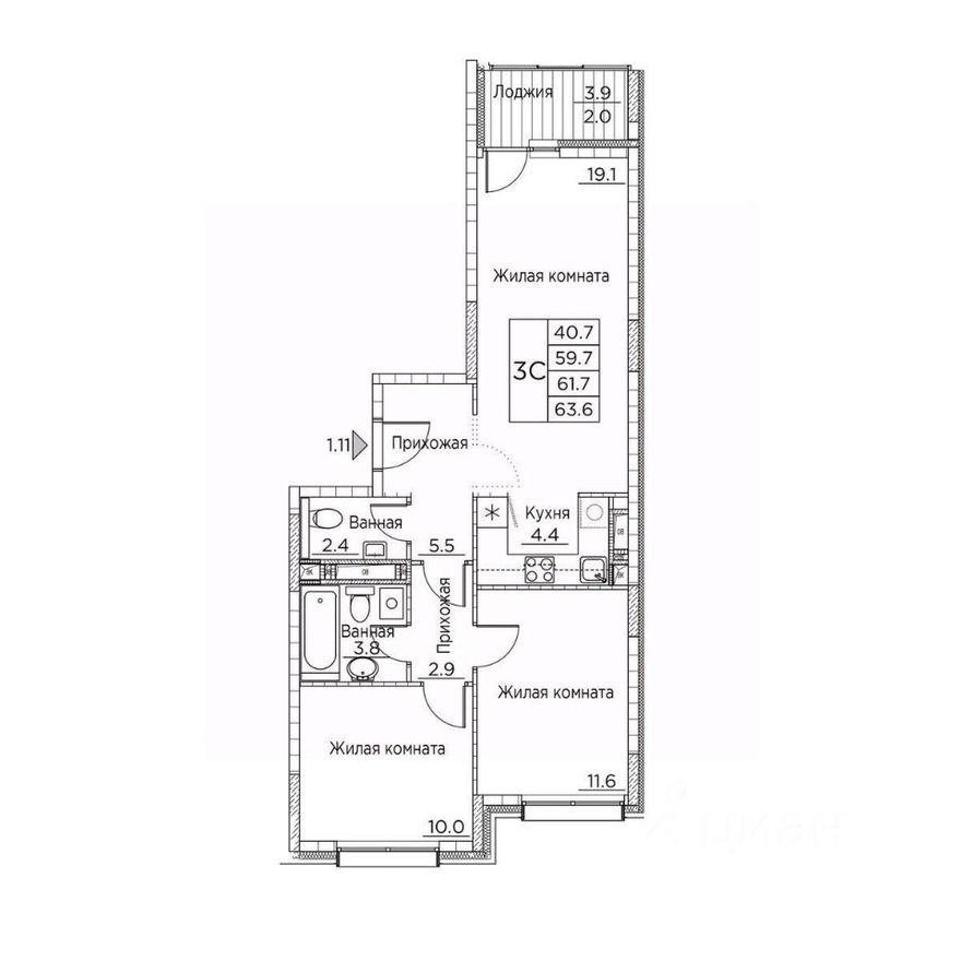 Планировка квартиры