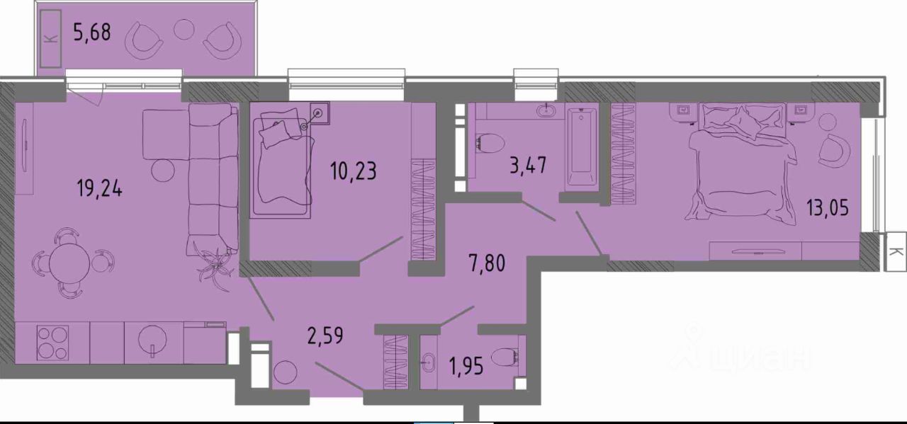 Планировка квартиры