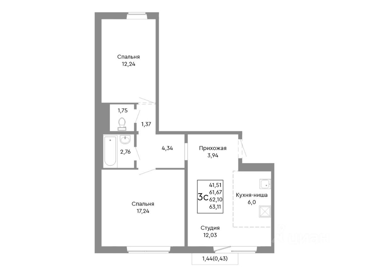 Планировка квартиры