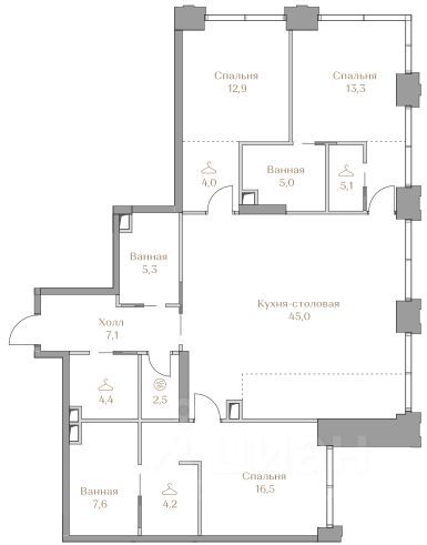 Планировка квартиры