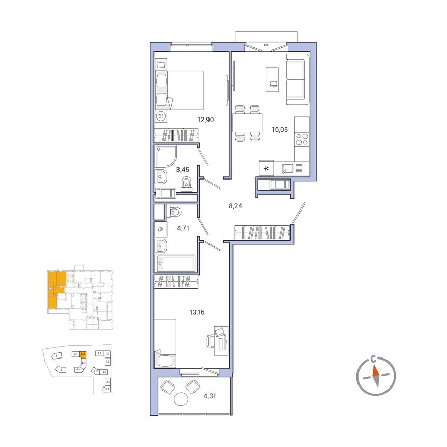 Планировка квартиры